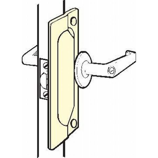 Don-Jo 2-3/4" x 7" Latch Protector for Outswing Doors LP207SL